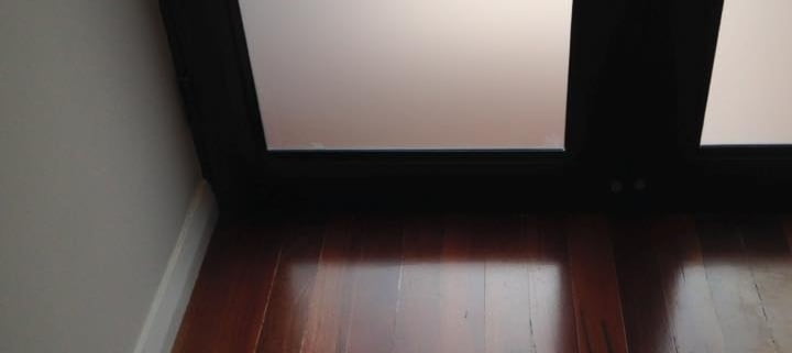 Front door floor UV damage